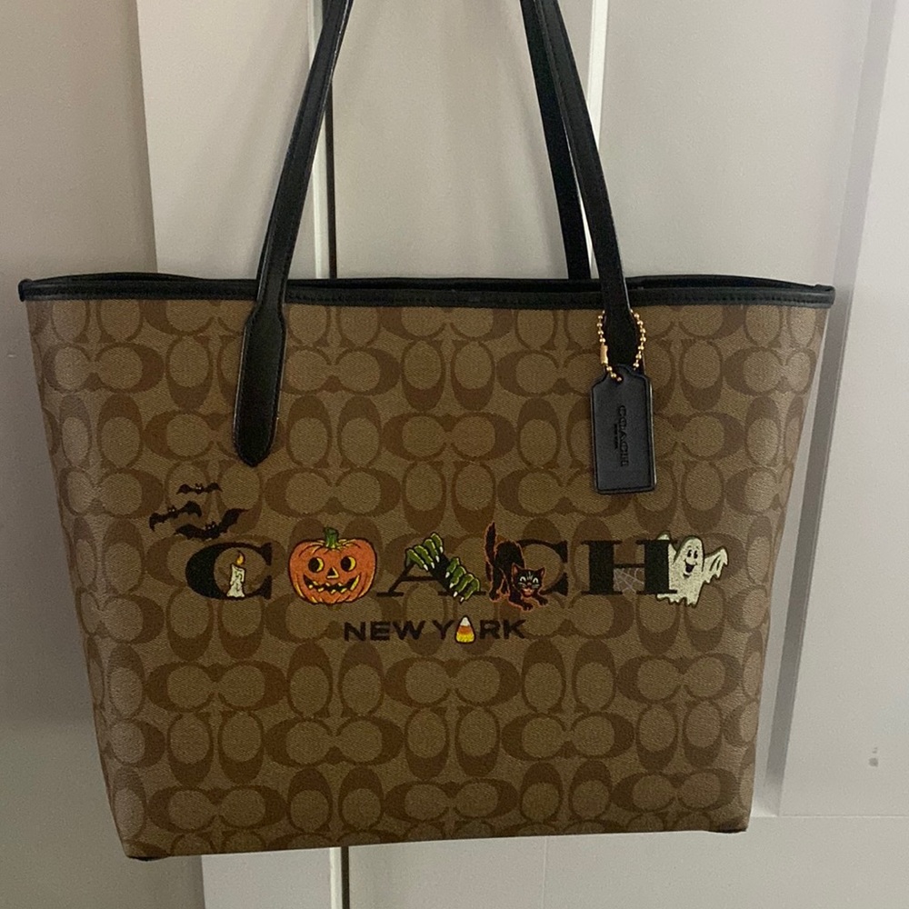 Coach Halloween City Tote